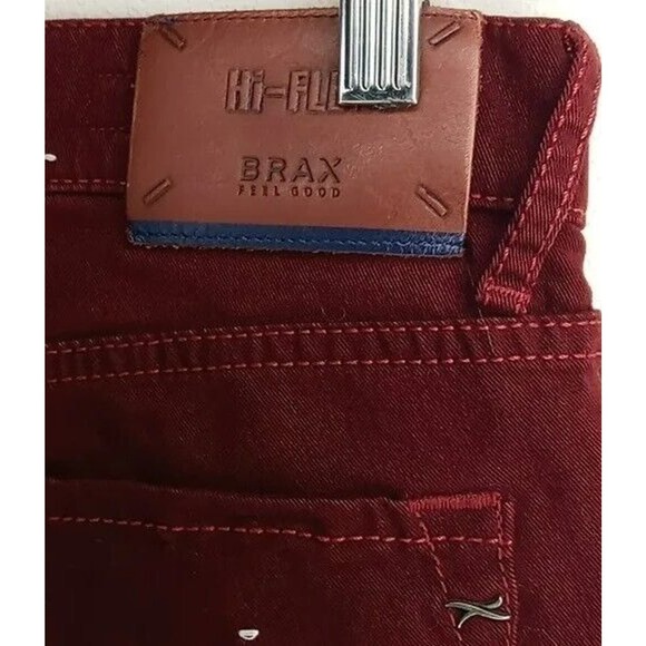 Brax Chuck Modern Fit Jeans in Burned Red - 32/34 - Picture 7 of 12